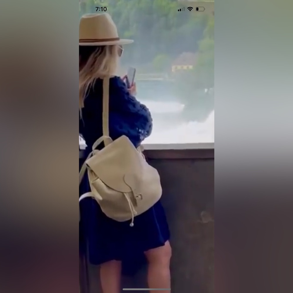 Blue Knee Length Dress